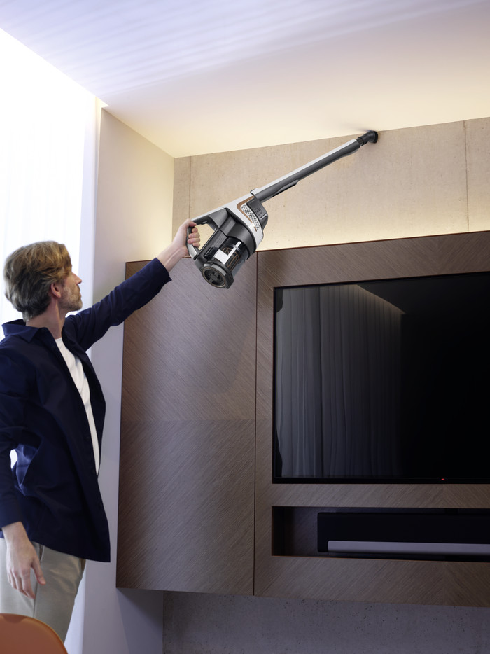 Miele Triflex HX2 125 Edition Lotuswit product in gebruik