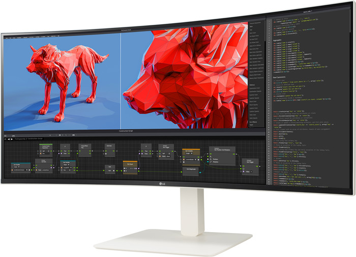 LG UltraWide 38WR85QC-W front