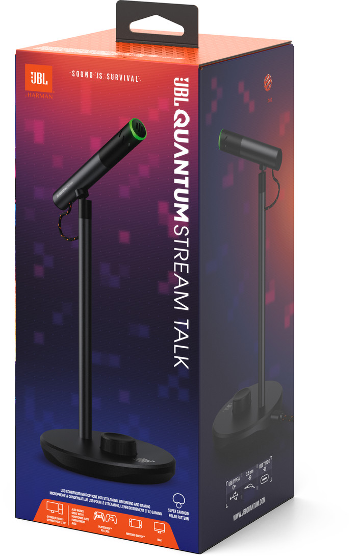 JBL Quantum Stream Talk packaging