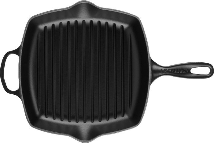 Le Creuset Skillet Vierkante Grillpan 26 cm Zwart bovenkant