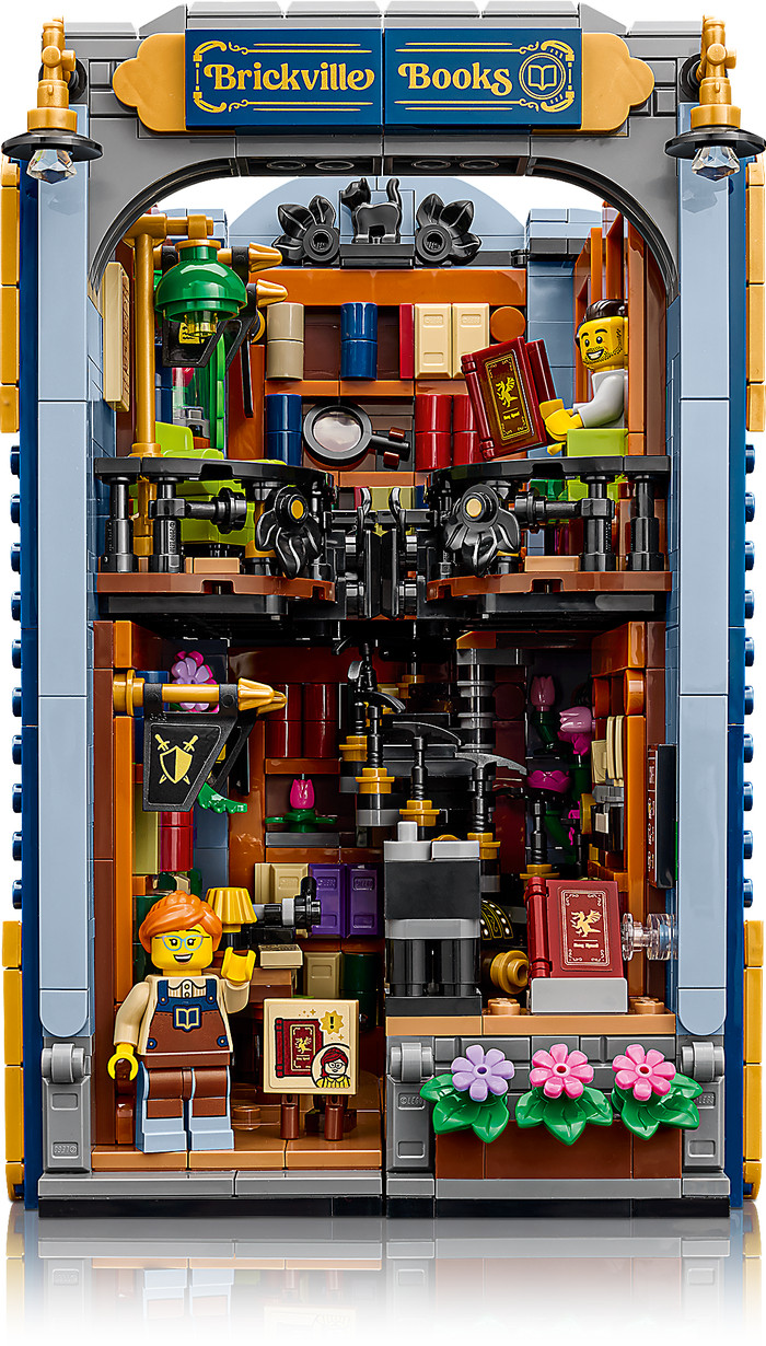 LEGO Icons Boekensteun: Boekhandel 11379 detail