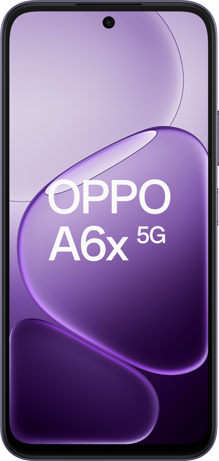 OPPO A6x 128 Go Mauve 5G avant
