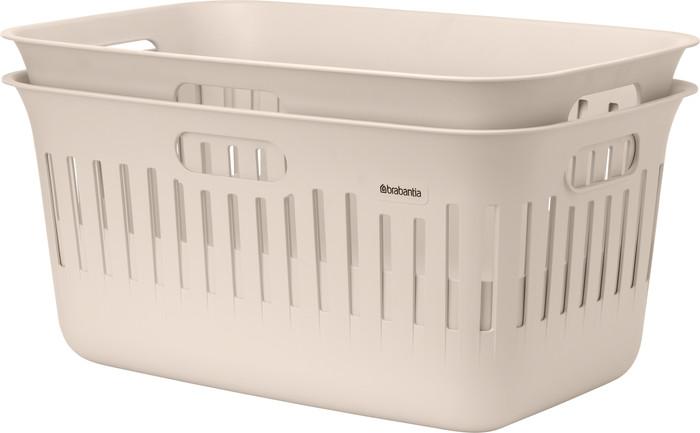Brabantia Collect-It Panier à Linge 40 Litres - Set de 2 - Beige Main Image