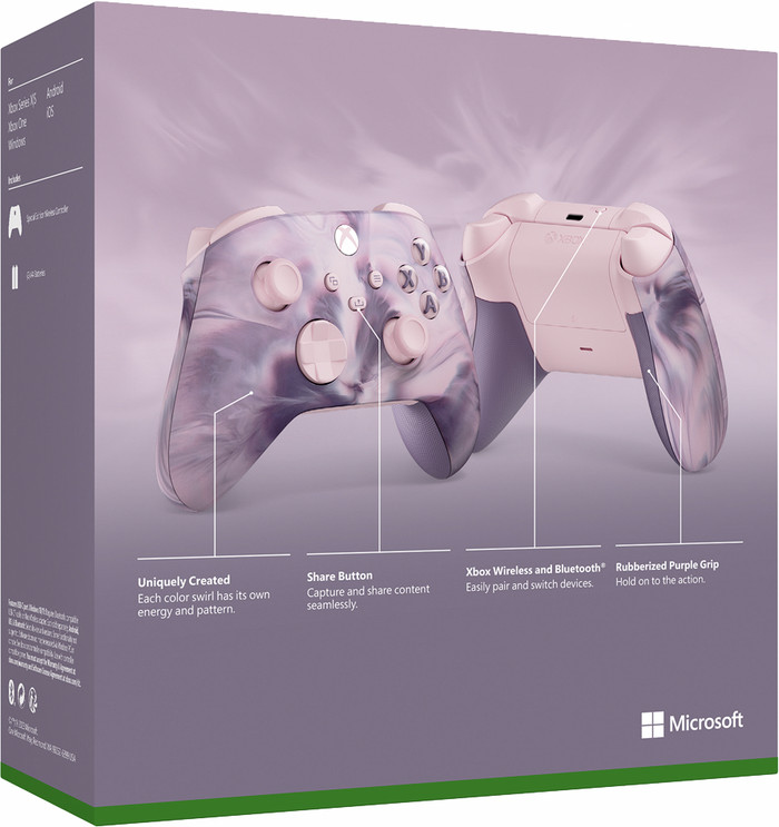 Xbox Series X et S Manette Sans Fil Dream Vapor Special Edition emballage