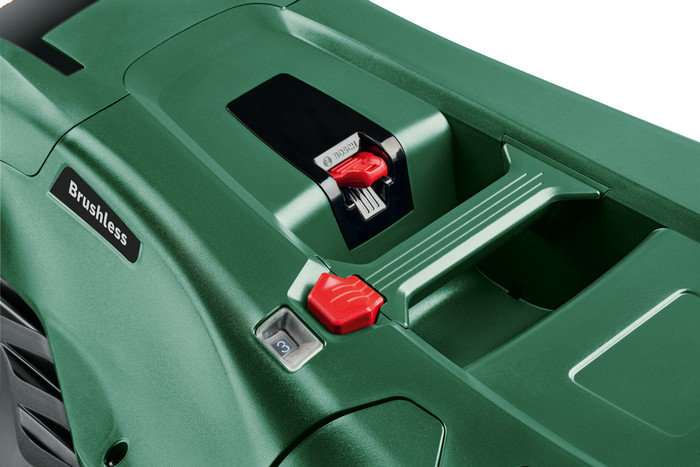 Bosch AdvancedRotak 36V-44-750 incl. 4,0 Ah Accu + AdvancedGrassCut 36V-33 (zonder accu) detail