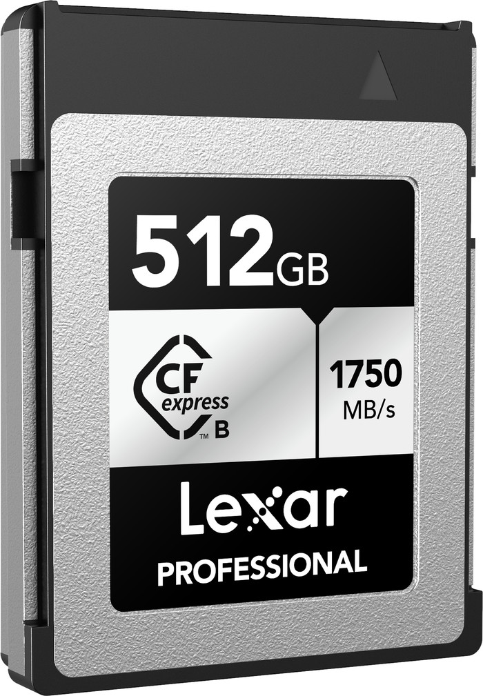 Lexar Professional SILVER 512 Go CFexpress Type B côté gauche