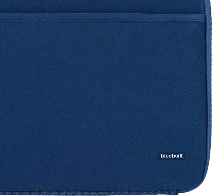 BlueBuilt Laptop Sleeve Width 33cm 14 inches S Blue detail