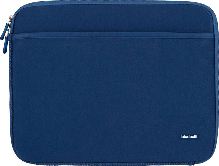 BlueBuilt Laptop Sleeve Width 33cm 14 inches S Blue front