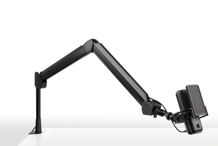 Elgato Wave Mic Arm product in gebruik
