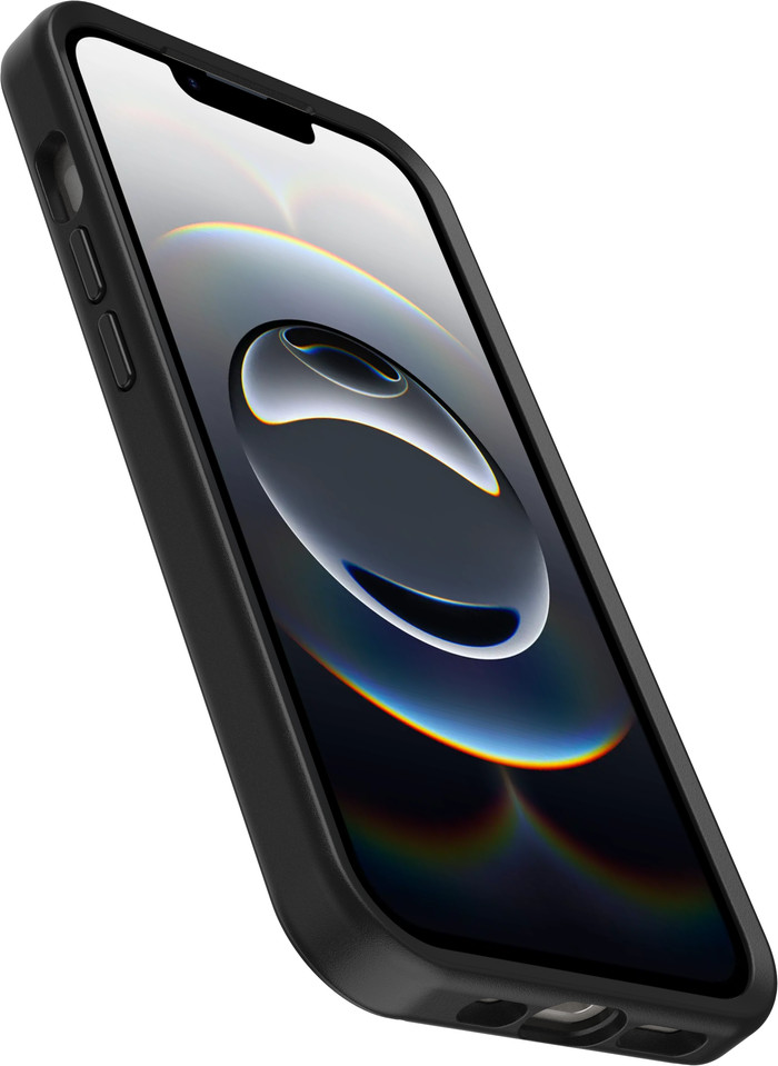 OtterBox Symmetry Apple iPhone 15 Back Cover Black with MagSafe bottom