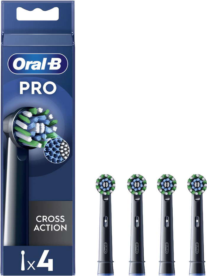 Oral-B Pro Cross Action Zwart (4 stuks) Main Image
