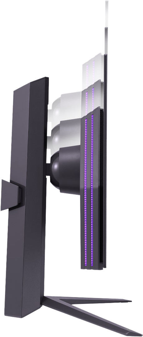 LG UltraGear OLED 27GS95QE-B linkerkant