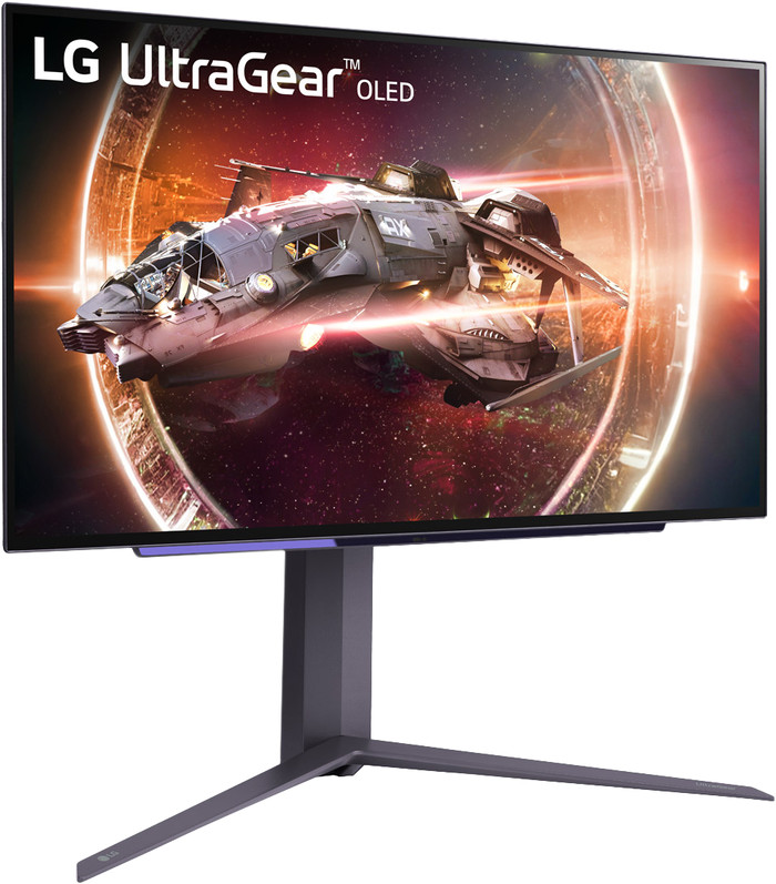 LG UltraGear OLED 27GS95QE-B voorkant