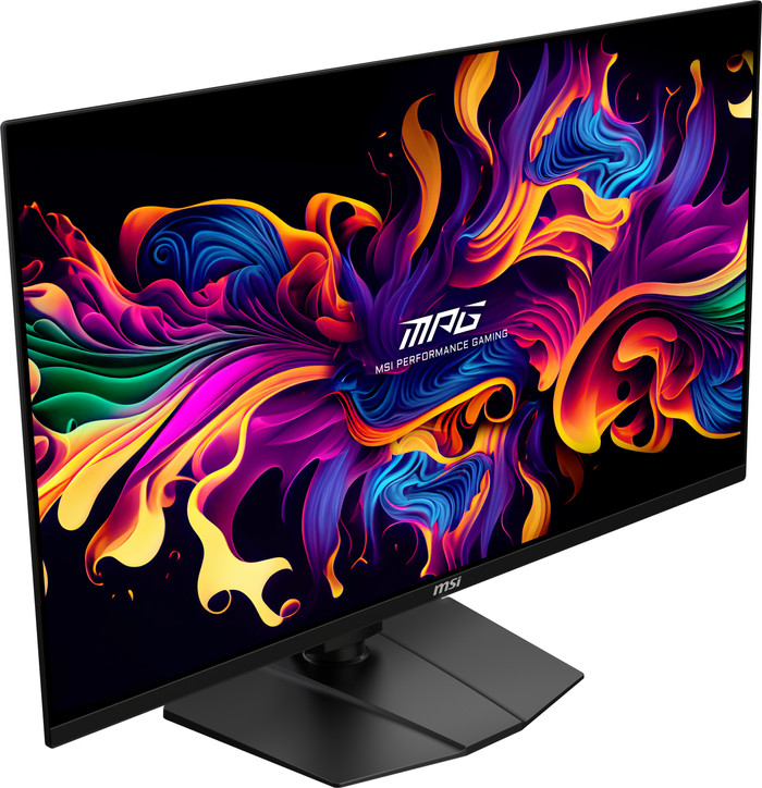 MSI MPG 321URX QD-OLED linkerkant