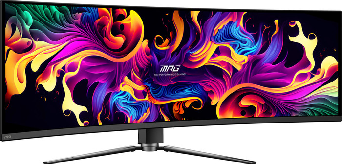 MSI MPG 491CQP QD-OLED left side