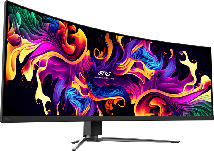 MSI MPG 491CQP QD-OLED left side