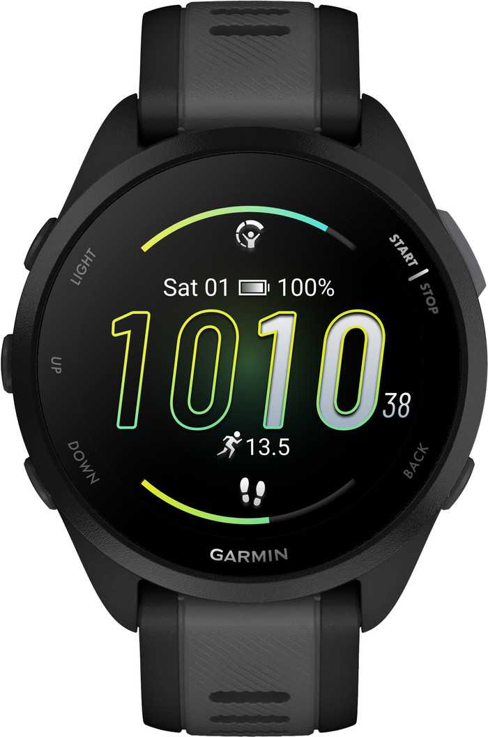 Garmin Forerunner 165 Noir/Gris avant