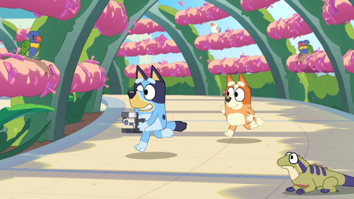 Bluey's Happy Snaps Day One Deluxe Edition Nintendo Switch product in gebruik