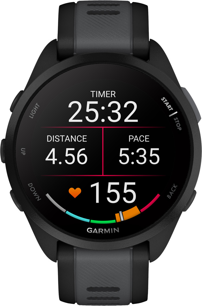 Garmin Forerunner 165 Noir/Gris avant