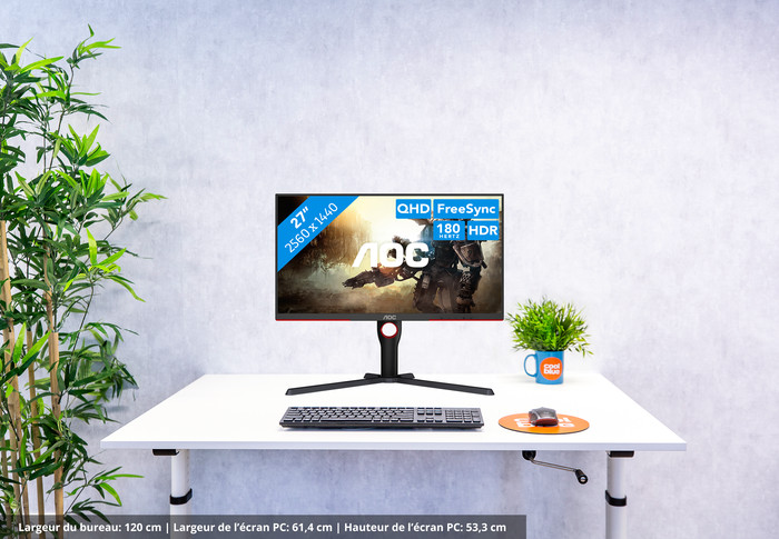 AOC Q27G3XMN/BK visuel Coolblue 1