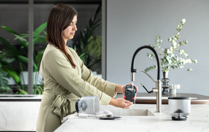 De'Longhi Rivelia EXAM440.35.W product in gebruik