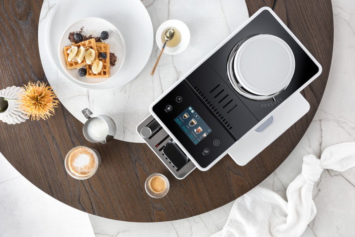 De'Longhi Rivelia EXAM440.35.W product in gebruik