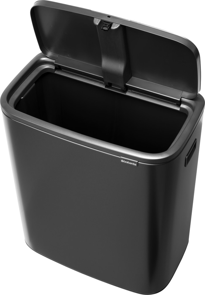 Brabantia Bo Touch Bin 60 Liter Confident Grey binnenkant