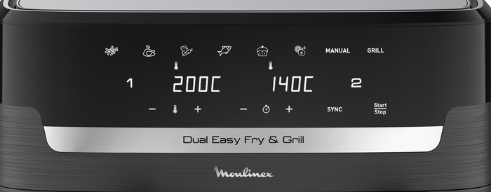 Moulinex Dual Easy Fry & Grill detail
