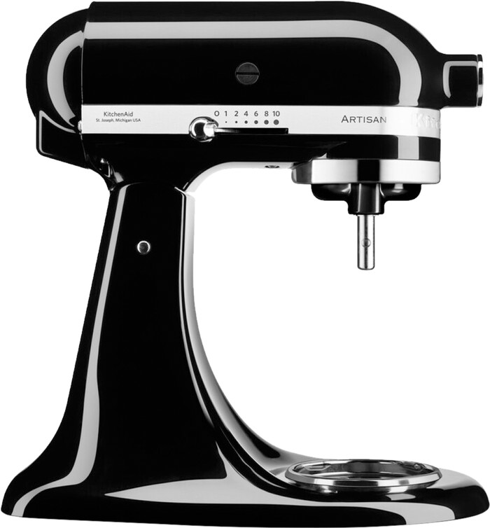 KitchenAid 5KSM185PSEOB Onyx Black right side