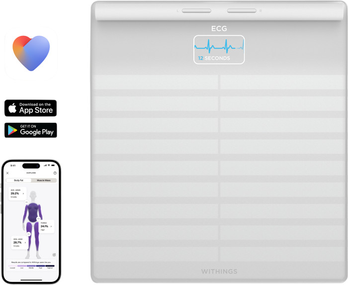 Withings Body Scan White product in use