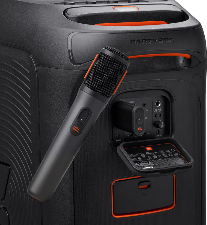 JBL PartyBox Stage 320 + Wireless Microphone Set detail