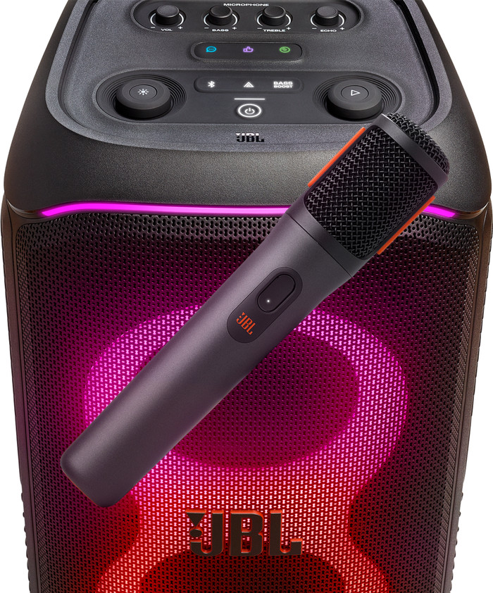JBL PartyBox Stage 320 + Wireless Microphone Set detail