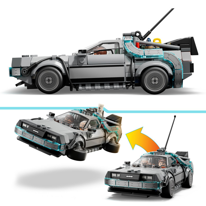 LEGO Speed Champions - La Machine à Remonter le Temps de Retour vers le Futur 77256 produit à l'usage