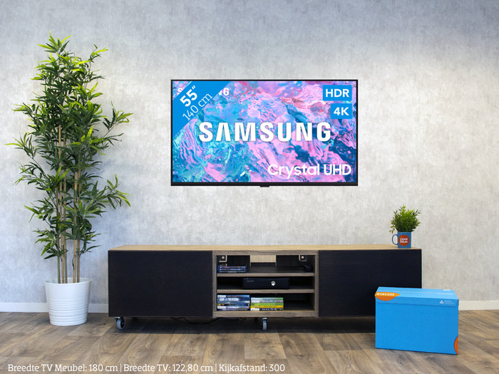 Samsung Crystal UHD 55CU7040 (2024) visual Coolblue 1