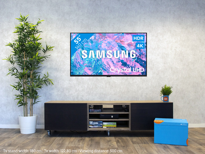 Samsung Crystal UHD 55CU7040 (2024) visual Coolblue 1