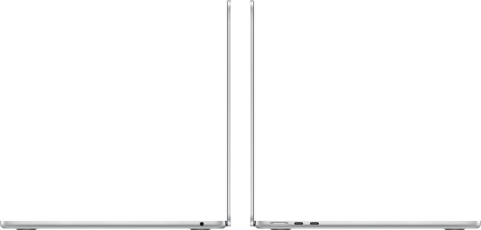 Apple MacBook Air 13 inch (2024) M3 (8 core CPU/10 core GPU) 8GB/512GB Zilver AZERTY linkerkant