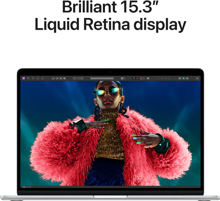 Apple MacBook Air 15 inch (2024) M3 (8 core CPU/10 core GPU) 8GB/512GB Zilver AZERTY visual leverancier