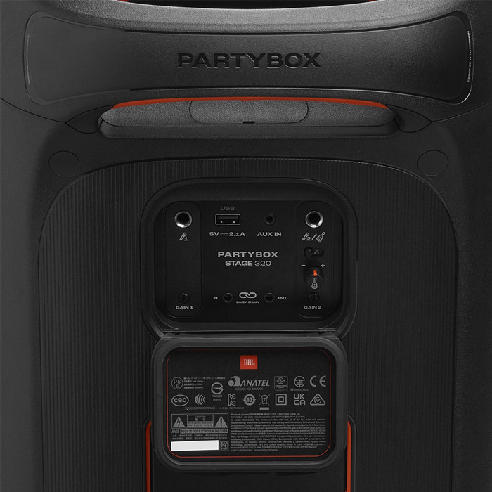JBL PartyBox Stage 320 + Wireless Microphone Set detail