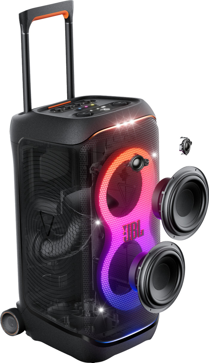 JBL PartyBox Stage 320 + Wireless Microphone Set detail