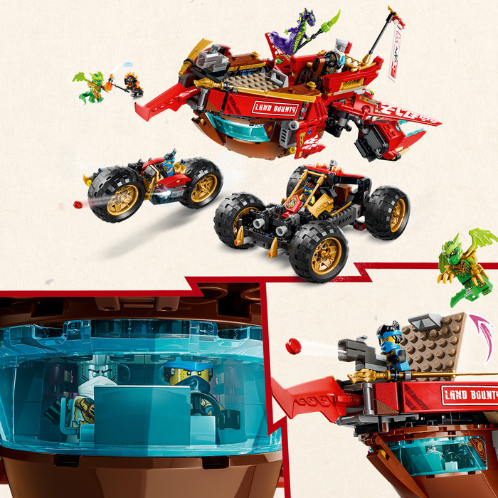 LEGO Ninjago Land-Bounty 71869 product in gebruik