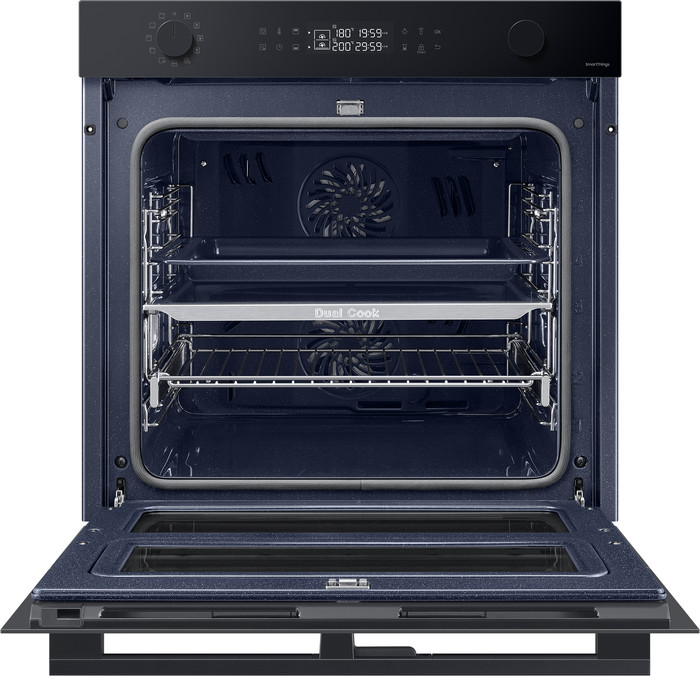 Samsung NV7B4550VAK Dual Cook Flex binnenkant