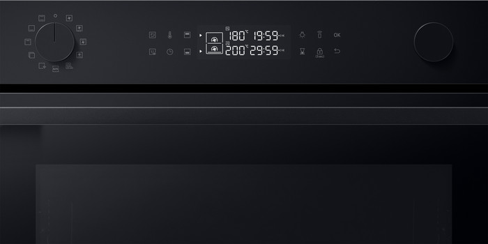 Samsung NV7B4450VAK Dual Cook détail