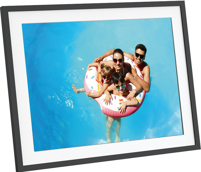 AgfaPhoto Frameo APF1700 17 Inch Zwart linkerkant