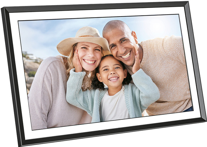 AgfaPhoto Frameo APF1560 15,6 Inch Zwart linkerkant