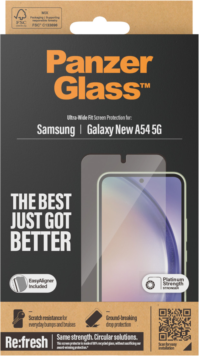 PanzerGlass Hoops Samsung Galaxy A15 4G/5G Protège-objectif Verre emballage