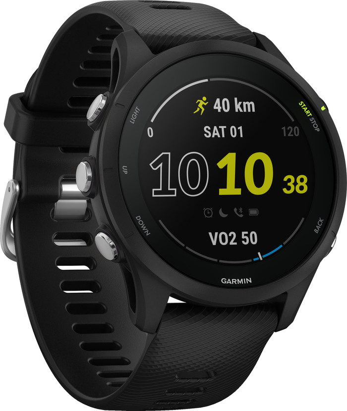 Garmin Forerunner 255 Music Noir côté droit