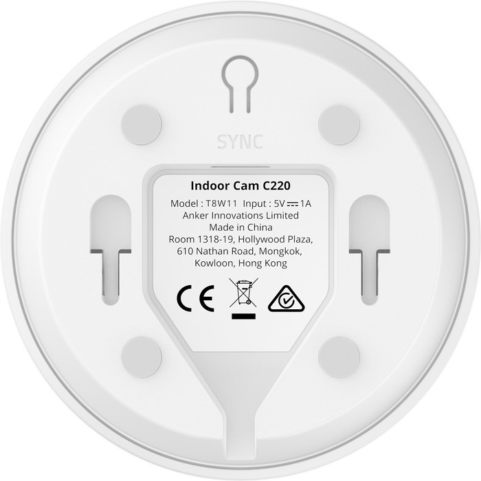 Eufy Indoor Cam C220 onderkant