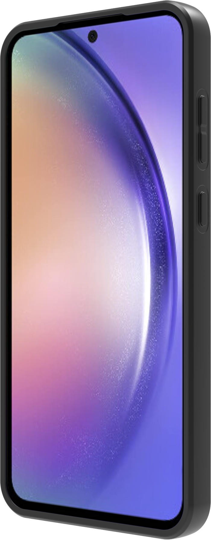 BlueBuilt Samsung Galaxy A55 Back Cover Noir côté gauche