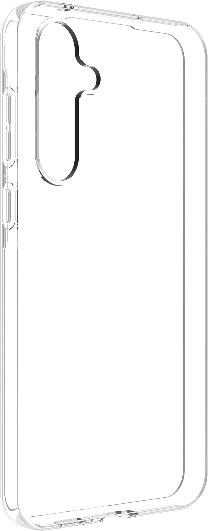 BlueBuilt Samsung Galaxy A55 Back Cover Transparent left side