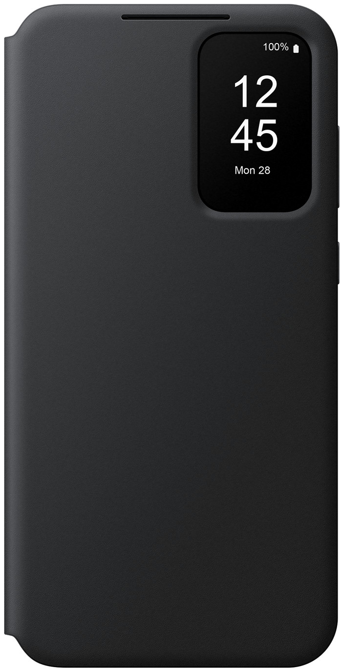 Samsung Galaxy A35 Smart View Book Case Zwart voorkant